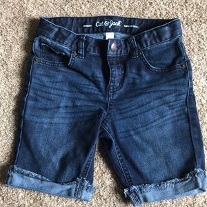 Girls 7/8 stretchy Bermuda shorts